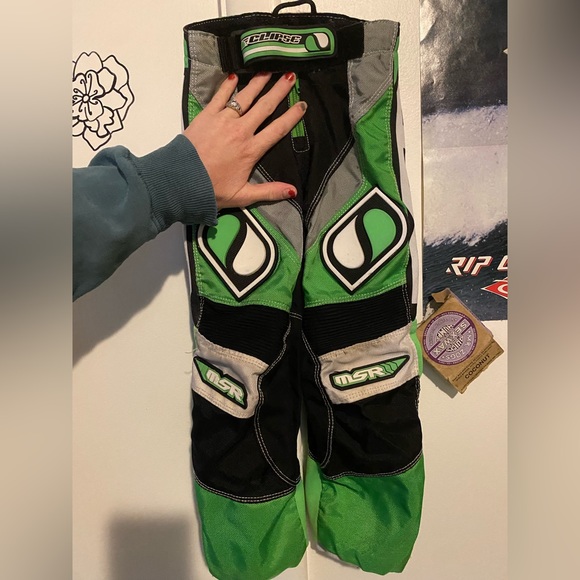 Y16 MSR Eclipse Riding ATV Dirt biking Pants Green 2T - Picture 1 of 6